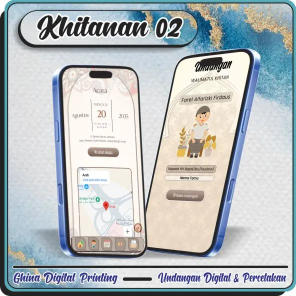 Ghina Digital Printing - Undangan Digital Website