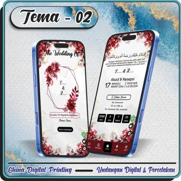 Ghina Digital Printing - Undangan Digital Website