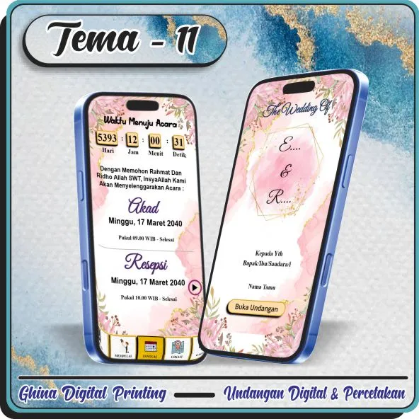 Ghina Digital Printing - Undangan Digital Website