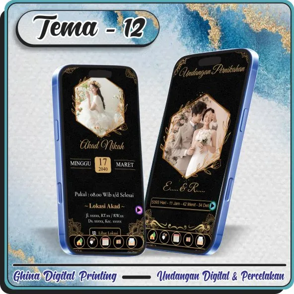 Ghina Digital Printing - Undangan Digital Website